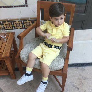 Size 3T Class Club Yellow Shorts
